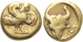 IONIA. Uncertain. EL Hemihekte (5th Century BC)