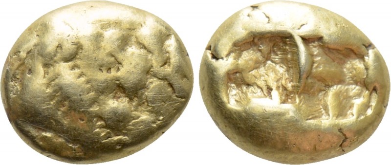 KINGS OF LYDIA. Alyattes (Circa 620/10-564/53 BC). EL Hekte. Sardes. 

Obv: He...