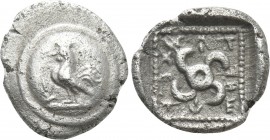 DYNASTS OF LYCIA. Teththiweibi (Circa 450-430/20 BC). 1/6 Stater - Diobol. Kyndyba (?)