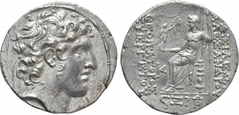 SELEUKID KINGDOM. Alexander I Balas (152-145 BC). Tetradrachm. Antioch on the Or...