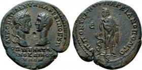 MOESIA INFERIOR. Marcianopolis. Macrinus, with Diadumenian (217-218). Ae Pentassarion. Pontianus, legatus consularis