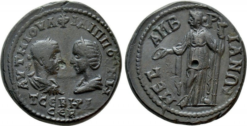 THRACE. Mesambria. Philip I 'the Arab', with Otacilia Severa (244-249). Ae. 

...