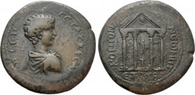 PONTUS. Neocaesarea. Geta (Caesar, 198-209). Ae. Dated CY 142 (205/6)