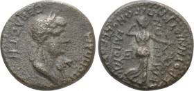 PHRYGIA. Acmonea. Poppaea (Augusta, 62-65). Ae. Lucius Servenius Capito, archon, with his wife Julia Severa