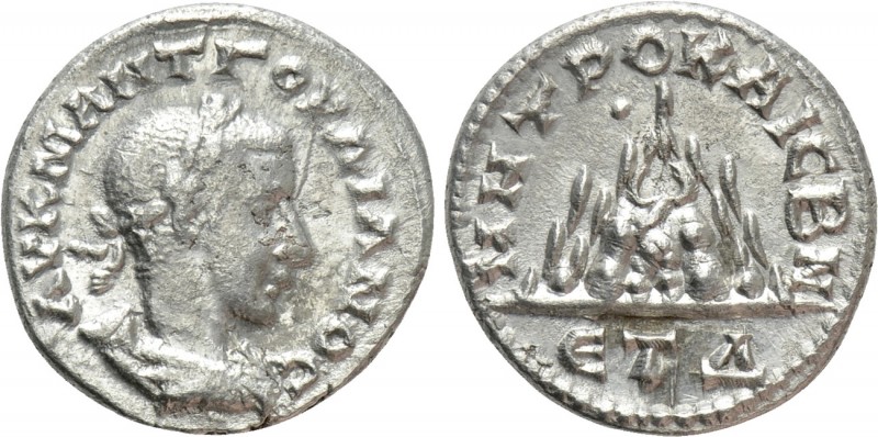CAPPADOCIA. Caesarea. Gordian III (238-244). Drachm. Dated RY 4 (240/1). 

Obv...
