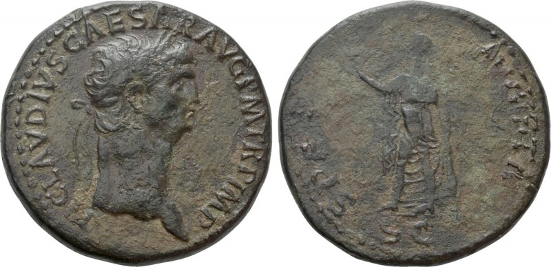 CLAUDIUS (41-54). Sestertius. Rome. 

Obv: TI CLAVDIVS CAESAR AVG P M TR P IMP...