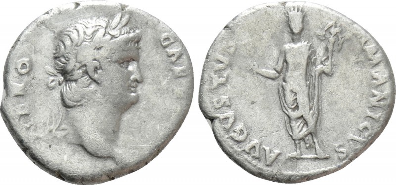 NERO (54-68). Denarius. Rome. 

Obv: NERO CAESAR. 
Laureate head right.
Rev:...