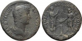 HADRIAN (117-138). Sestertius. Rome. "Province cycle". Adventus type