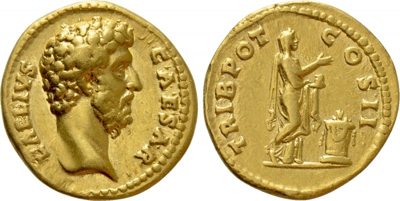 AELIUS (Caesar, 136-138). GOLD Aureus. Rome.

Obv: L AELIVS CAESAR.
Bare head...