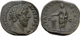 MARCUS AURELIUS (161-180). Sestertius. Rome