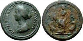 FAUSTINA II (Augusta, 147-175). Ae Medallion. Rome