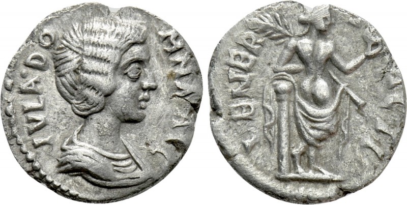 JULIA DOMNA (Augusta, 193-217). Denarius. Alexandria. 

Obv: IVLA• DOMNA AVG (...