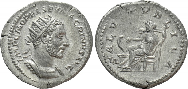 MACRINUS (217-218). Antoninianus. Rome. 

Obv: IMP C M OPEL SEV MACRINVS AVG. ...