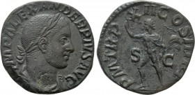 SEVERUS ALEXANDER (222-235). Sestertius. Rome