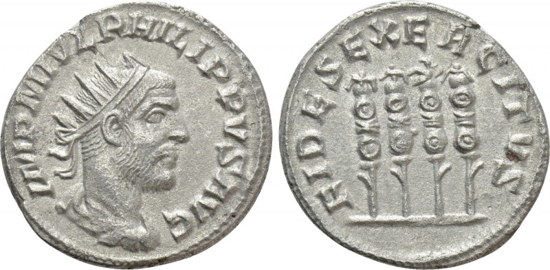 PHILIP I THE ARAB (244-249). Antoninianus. Antioch. 

Obv: IMP M IVL PHILIPPVS...