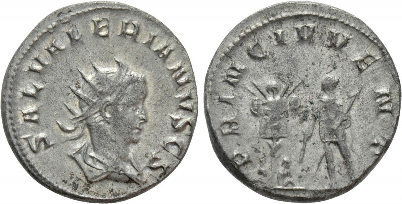 SALONINUS (Caesar, 258-260). Antoninianus. Mediolanum. 

Obv: SAL VALERIANVS C...