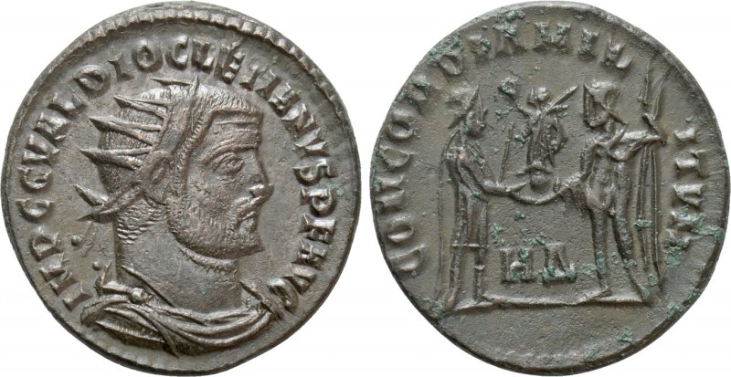 DIOCLETIAN (284-305). Radiatus. Heraclea. 

Obv: IMP C C VAL DIOCLETIANVS P F ...