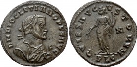 DIOCLETIAN (Senior Augustus, 305-311/2). Follis. Lugdunum