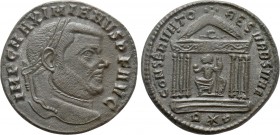 MAXIMIANUS HERCULIUS (Second reign, 307-308). Follis. Rome