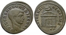 DIVUS ROMULUS (Died 309). Follis. Ostia