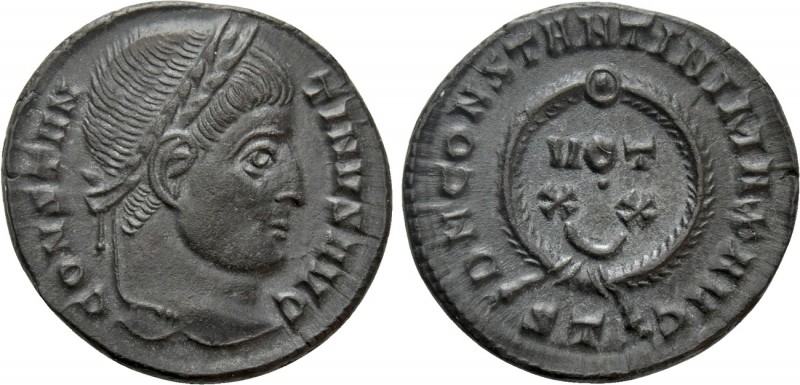 CONSTANTINE I 'THE GREAT' (307/10-337). Follis. Ticinum. 

Obv: CONSTANTINVS A...