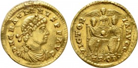 GRATIAN (367-383). GOLD Solidus. Treveri