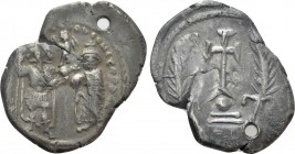 HERACLIUS with HERACLIUS CONSTANTINE (610-641). Miliaresion  Constantinople. ‘Ceremonial’ coinage