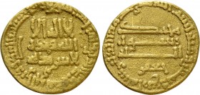 ISLAMIC. 'Abbasid Caliphate. Harun (AH 170-193 / AD 786-809). GOLD Dinar. Misr. AH 185 (AD 801)