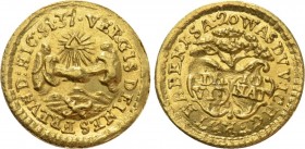 HOLY ROMAN EMPIRE. Austria. Jeremias Roth von Rothenfels. GOLD 1/4 Ducat (Circa 1740). Kremnitz