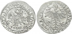 LITHUANIA. Sigismund August of Poland (1544-1572). Half Grosh (1560)