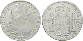 MEXICO. Charles IV (1788-1808). 8 Reales (1790-FM). Mexico City