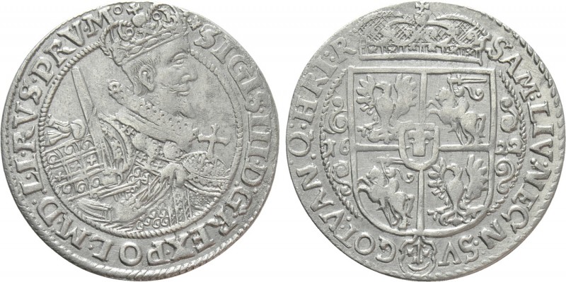 POLAND. Sigismund III Vasa (1587-1632). Ort (1622). Bydgoszcz (Bromberg). 

Ob...