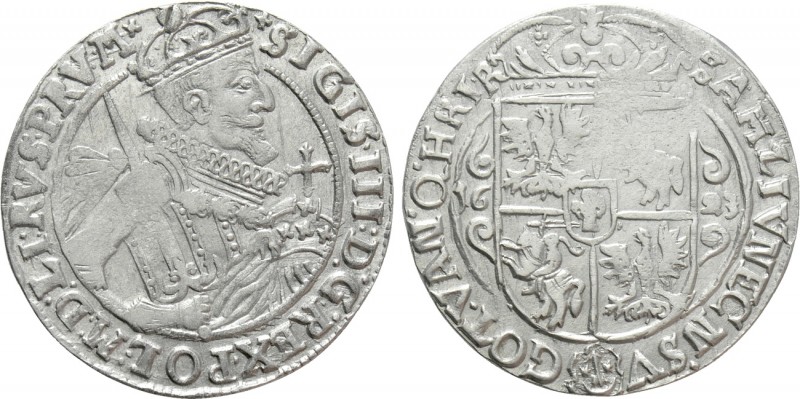 POLAND. Sigismund III Vasa (1587-1632). Ort (1623). Bydgoszcz (Bromberg). 

Ob...