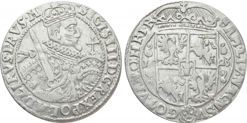 POLAND. Sigismund III Vasa (1587-1632). Ort (1623). Bydgoszcz (Bromberg). 

Ob...