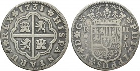 SPAIN. Philip V (1700-1746). 2 Reales (1731). Sevilla