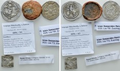 4 Coins; Sasanian Empire, Islam and India