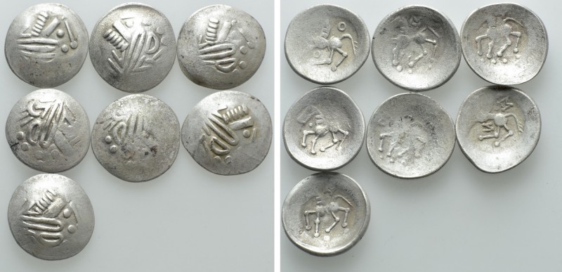 7 Celtic Tetradrachms. 

Obv: .
Rev: .

. 

Condition: See picture.

We...