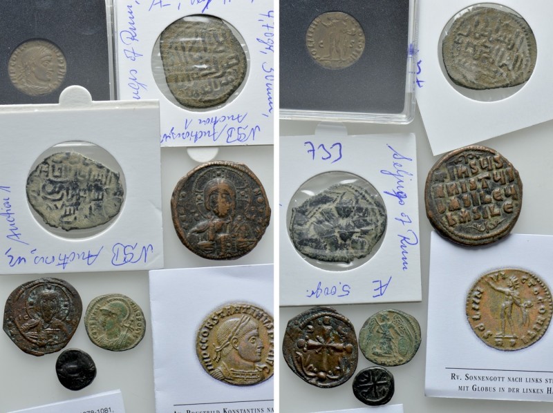 7 Coins; Roman and Byzantine Empire, Islam.

Obv: .
Rev: .

.

Condition:...