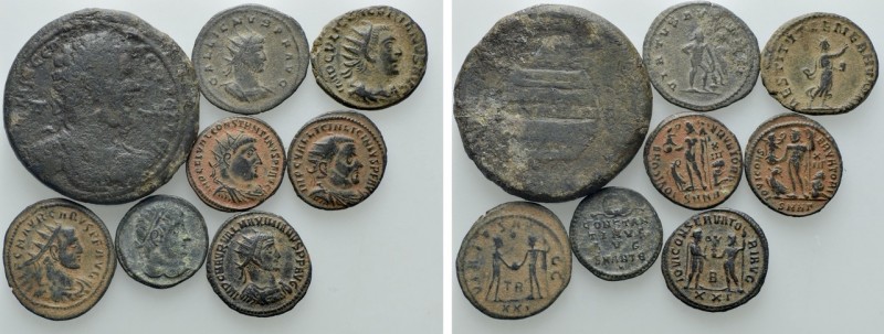 8 Roman Coins. 

Obv: .
Rev: .

. 

Condition: See picture.

Weight: g....