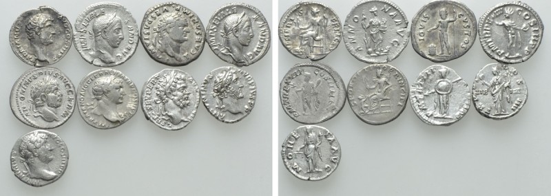 9 Denarii. 

Obv: .
Rev: .

. 

Condition: See picture.

Weight: g.
 D...