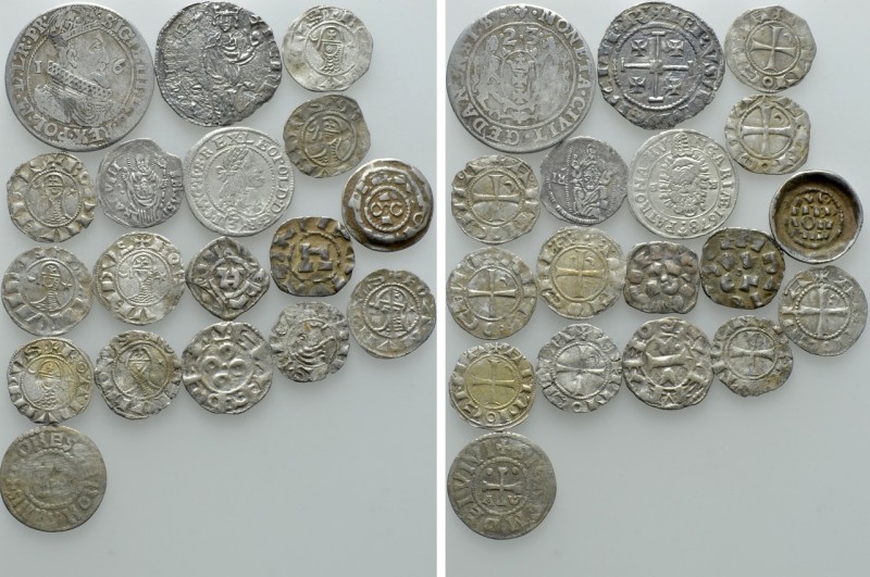 18 Medieval and Modern Coins. 

Obv: .
Rev: .

. 

Condition: See picture...