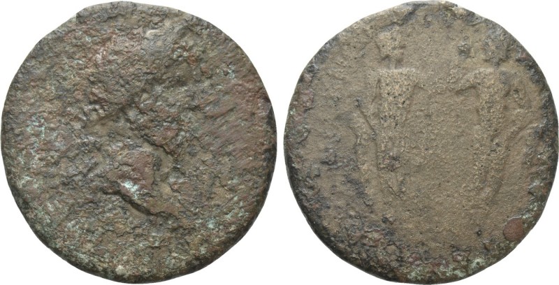 PONTUS. Neocaesarea. Lucius Verus (161-169). Ae. Dated year 98 (161/2). 

Obv:...