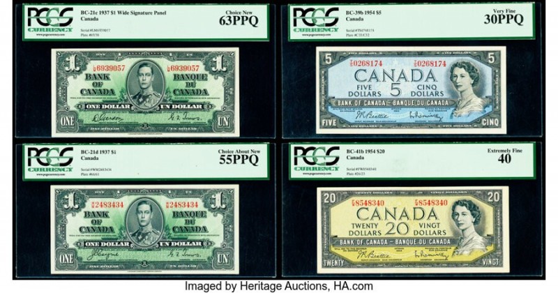 Canada Bank of Canada Group Lot of 18 Graded Examples. 

HID09801242017

© 2020 ...