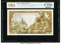 France Banque de France 1000 Francs 7.1.1943 Pick 102 PCGS Superb Gem UNC 67PPQ. 

HID09801242017

© 2020 Heritage Auctions | All Rights Reserved