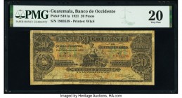 Guatemala Banco de Occidente en Quezaltenango 20 Pesos 2.11.1921 Pick S181a PMG Very Fine 20. 

HID09801242017

© 2020 Heritage Auctions | All Rights ...