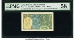 India Government of India 1 Rupee 1935 Pick 14a Jhun3.2.1B-D PMG Choice About Unc 58. Spindle holes.

HID09801242017

© 2020 Heritage Auctions | All R...