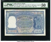 India Reserve Bank of India 100 Rupees ND (1949-57) Pick 42b Jhun6.7.2.1B PMG About Uncirculated 50. Spindle holes and staple holes at issue.

HID0980...