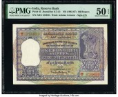 India Reserve Bank of India 100 Rupees ND (1962-67) Pick 45 Jhun6.7.4.2 PMG About Uncirculated 50 EPQ. Staple holes at issue.

HID09801242017

© 2020 ...