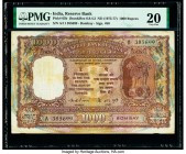 India Reserve Bank of India 1000 Rupees ND (1975-77) Pick 65b Jhun6.9.4.2 PMG Very Fine 20. Staple holes at issue and staining.

HID09801242017

© 202...