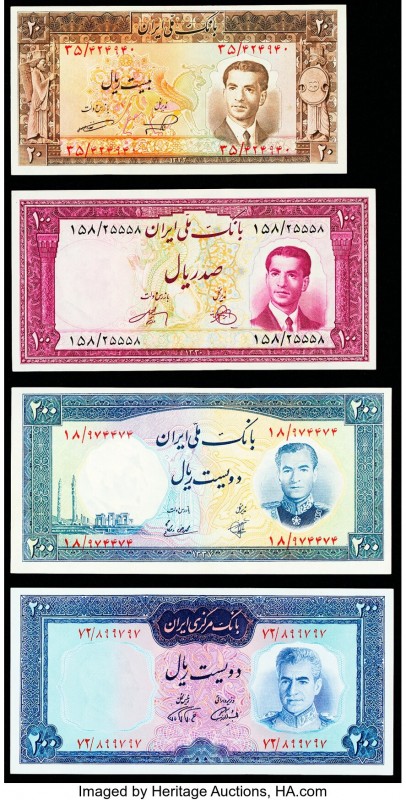 Iran Group Lot of 4 Examples About Uncirculated-Crisp Uncirculated. 

HID0980124...